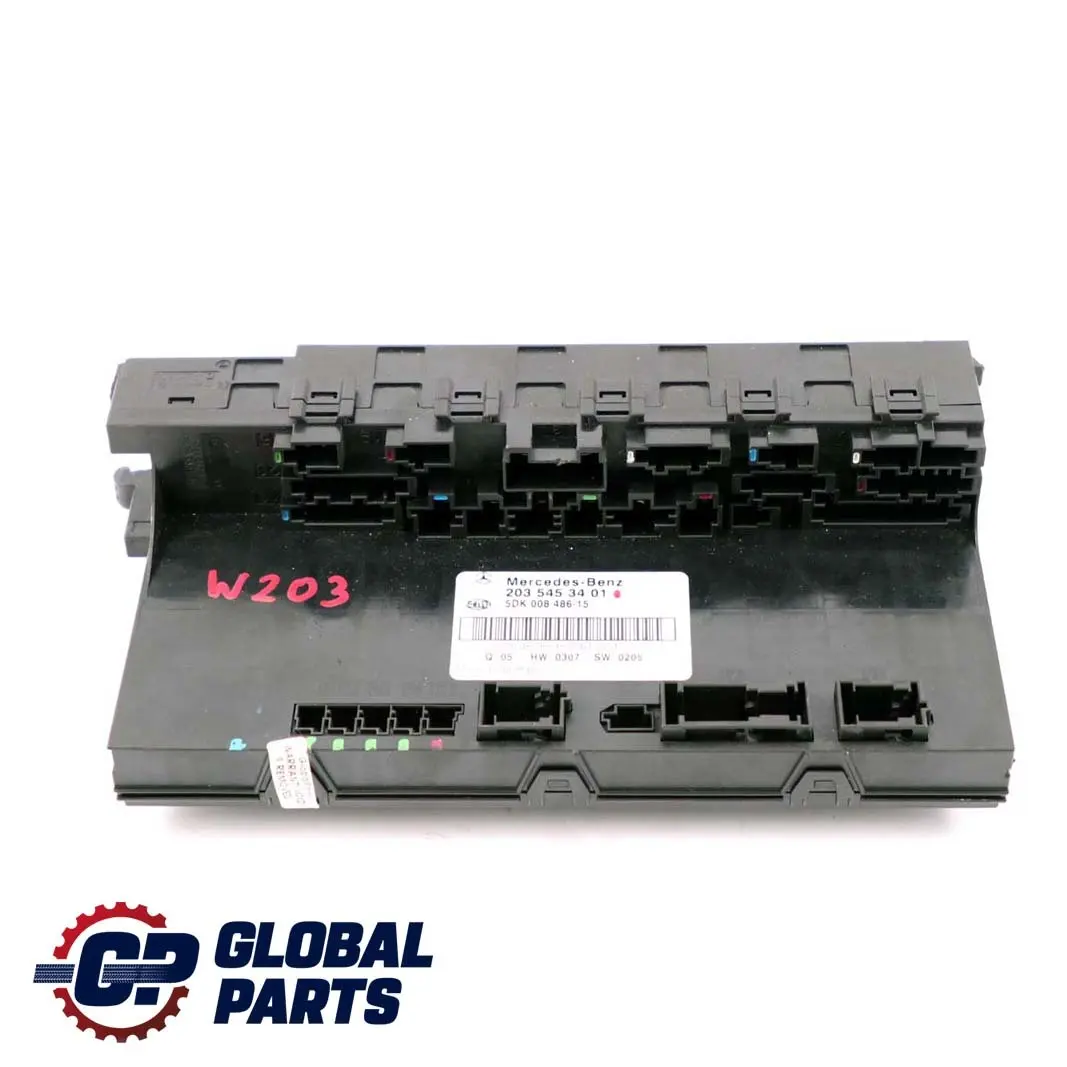 Sam Modulo controllo scatola dei fusibili per Mercedes C CLK W203 C209 con numero di parte A2035453401 Mercedes C CLK W203 C209 Sam Modulo controllo scatola dei fusibili - SKU A2035453401 - Numero di parte A2035453401
