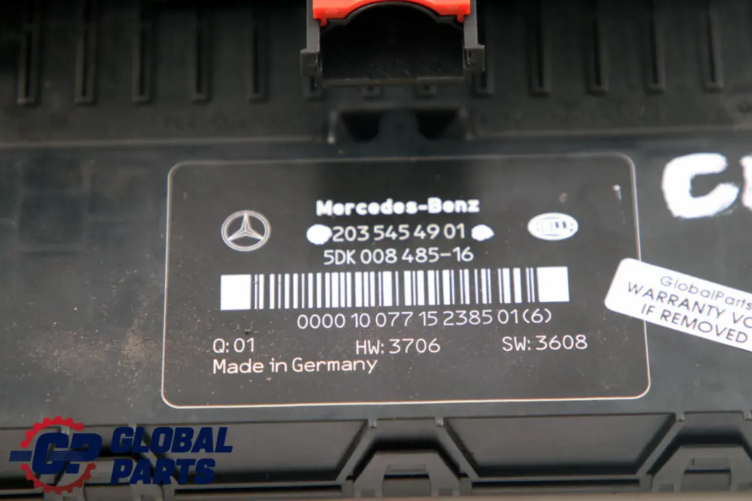 Mercedes-Benz CLC-Klasse CL203 SAM Sicherungskasten Steuergerät für mit Teilenummer A2035454901 Mercedes-Benz CLC-Klasse CL203 SAM Sicherungskasten Steuergerät - SKU A2035454901 - Teilenummer A2035454901