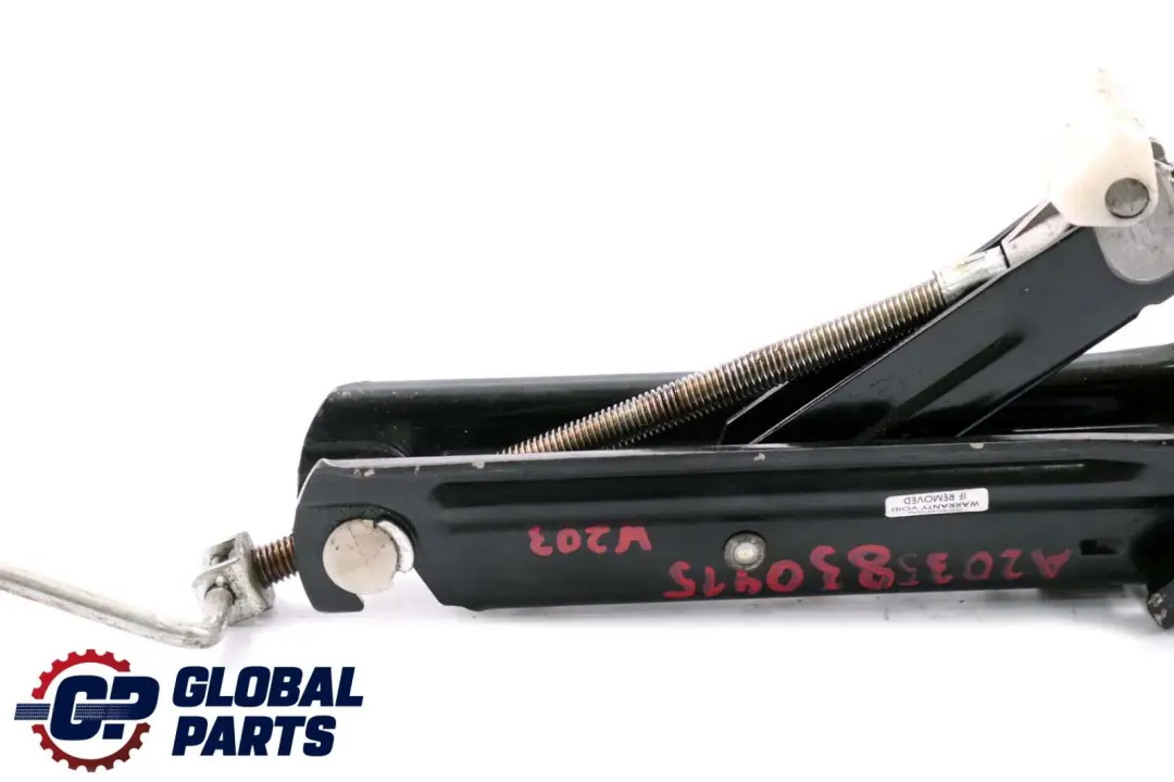 Martinetto Di Sollevamento Mercedes CLK Classe W203 C209 Ruota Di Emergenza per con numero di parte A2035830415 Martinetto Di Sollevamento Mercedes CLK Classe W203 C209 Ruota Di Emergenza - SKU A2035830415 - Numero di parte A2035830415