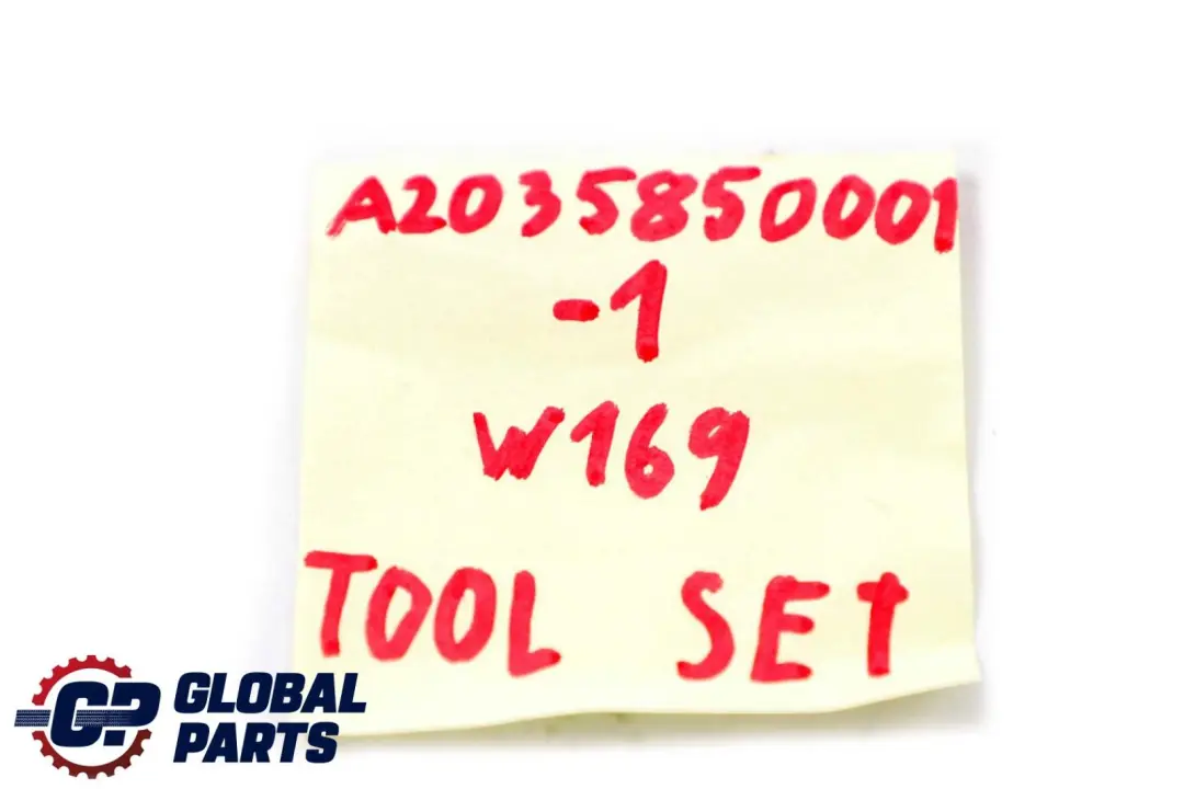 Klasse W169 W211 W212 W221 W463 Werkzeugtaschenset für Mercedes A E G S mit Teilenummer A2035850001 Mercedes A E G S Klasse W169 W211 W212 W221 W463 Werkzeugtaschenset - SKU A2035850001-1 - Teilenummer A2035850001