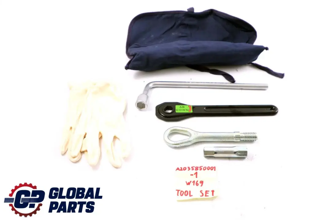 Bolsa De herramientas Set para Mercedes A E G W169 W211 W212 W221 W463 con número de pieza A2035850001 Mercedes A E G W169 W211 W212 W221 W463 Bolsa De herramientas Set - SKU A2035850001-1 - Número de pieza A2035850001