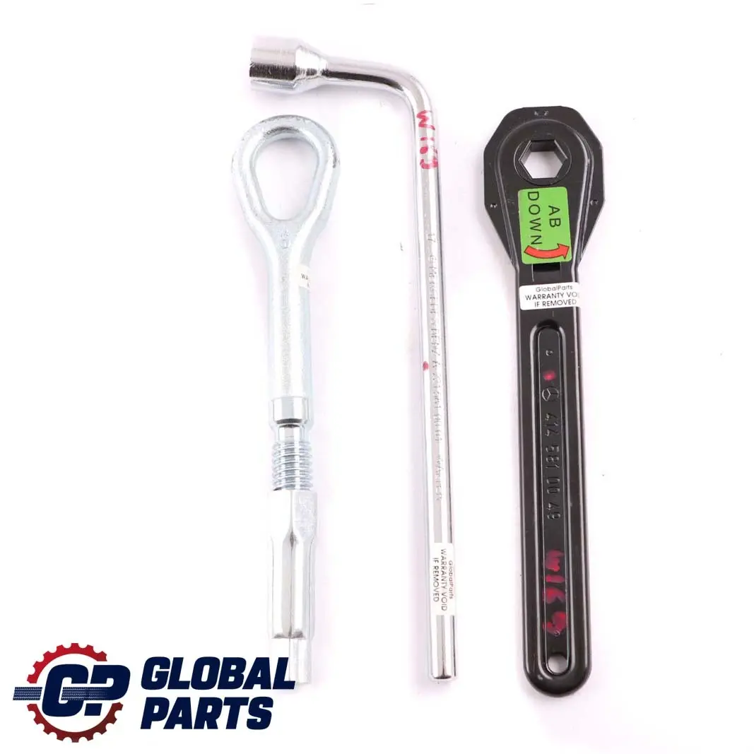 Klasse W169 W211 W212 W221 W463 Werkzeugtaschenset für Mercedes A E G S mit Teilenummer A2035850001 Mercedes A E G S Klasse W169 W211 W212 W221 W463 Werkzeugtaschenset - SKU A2035850001-3 - Teilenummer A2035850001