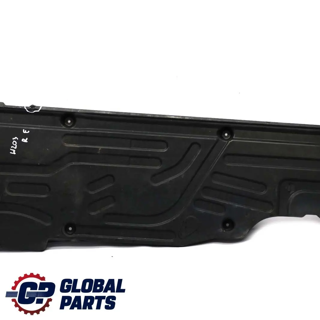 Mercedes-Benz C-Class W203 Right O/S Underbody Underride Cover Protection Panel to with Part number A2036190238 Mercedes-Benz C-Class W203 Right O/S Underbody Underride Cover Protection Panel - SKU A2036190238 - Part number A2036190238