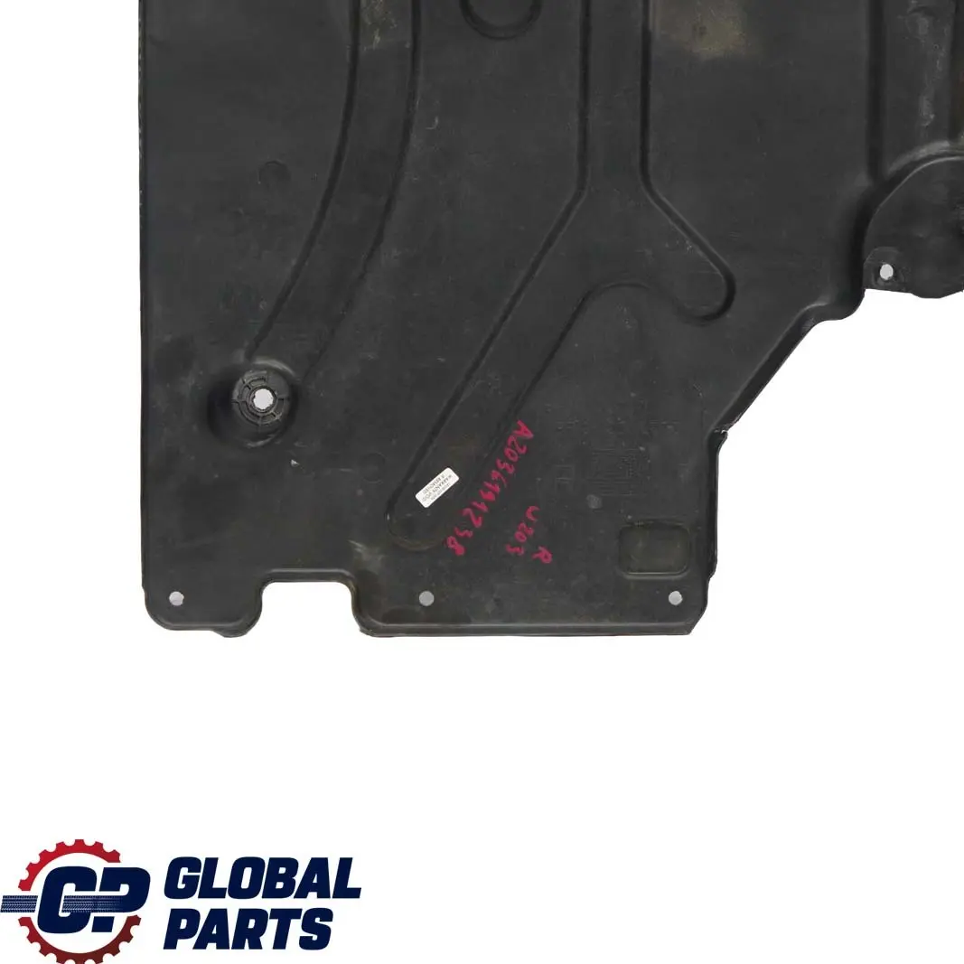 Mercedes Benz Classe C W203 Paraspruzzi Protezione sotto Motore Dx - SKU A2036191238 - Numero di parte A2036191238