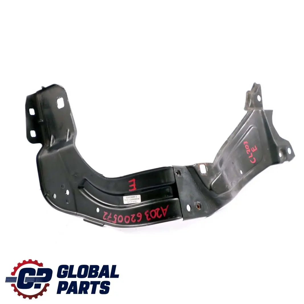 Staffa Faro Mercedes W203 CL203 Supporto Telaio Anteriore Sinistro per con numero di parte A2036200572 Staffa Faro Mercedes W203 CL203 Supporto Telaio Anteriore Sinistro - SKU A2036200572 - Numero di parte A2036200572