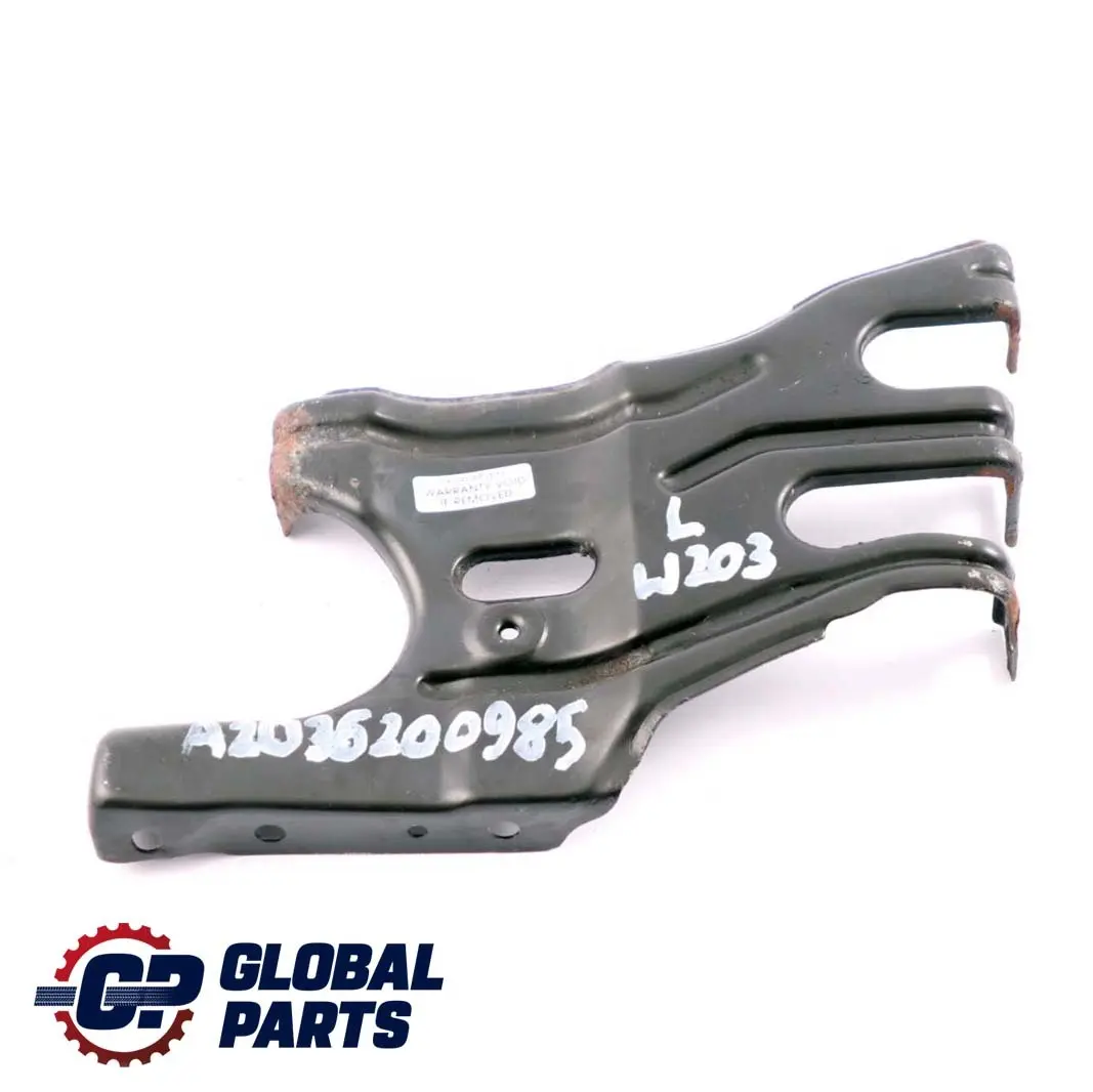 Mercedes-Benz Clase C W203 Panel Delantero Izquierdo Placa Soporte Faro para con número de pieza A2036200985 Mercedes-Benz Clase C W203 Panel Delantero Izquierdo Placa Soporte Faro - SKU A2036200985 - Número de pieza A2036200985