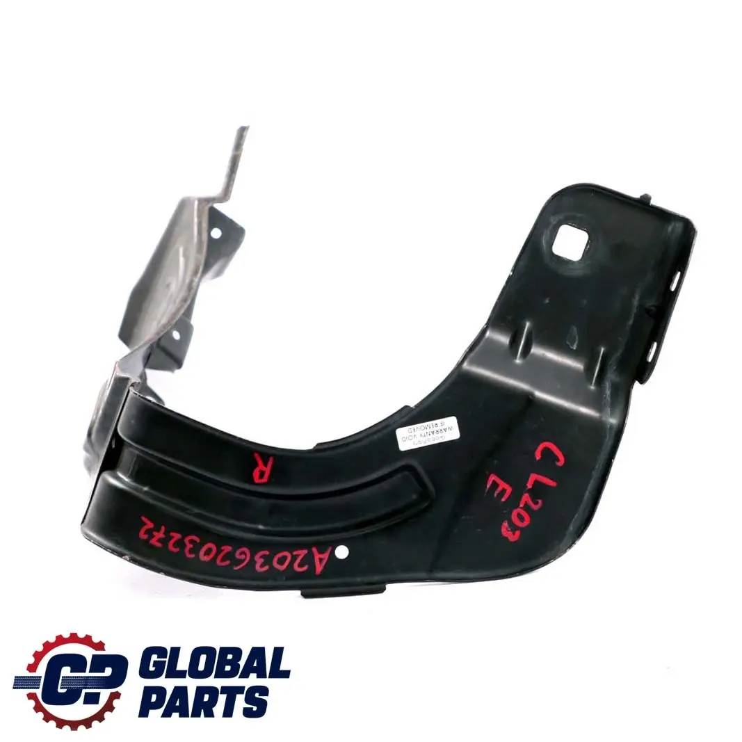 Telaio Supporto Faro Anteriore Destro per Mercedes W203 CL203 con numero di parte A2036203272 Mercedes W203 CL203 Telaio Supporto Faro Anteriore Destro - SKU A2036203272 - Numero di parte A2036203272