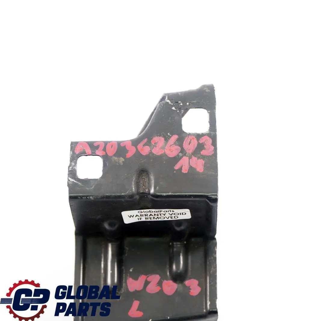 Mercedes C W203 Parachoques delantero izquierdo Soporte del travesa?o superior - SKU A2036260314 - Número de pieza A2036260314