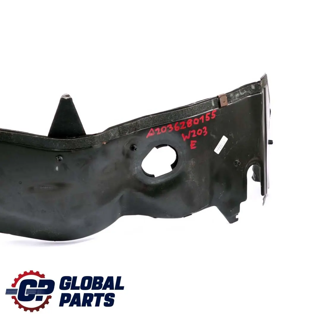  Mercedes-Benz CLK Classe W203 C209 Carenatura Parete Posteriore Separato Motore - SKU A2036280155 - Numero di parte A2036280155