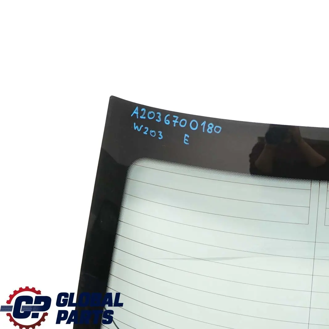 klasa W203 Szyba Karoseryjna Tył AS2 do Mercedes C o numerze A2036700180 Mercedes C klasa W203 Szyba Karoseryjna Tył AS2 - SKU A2036700180 - Numer Części A2036700180