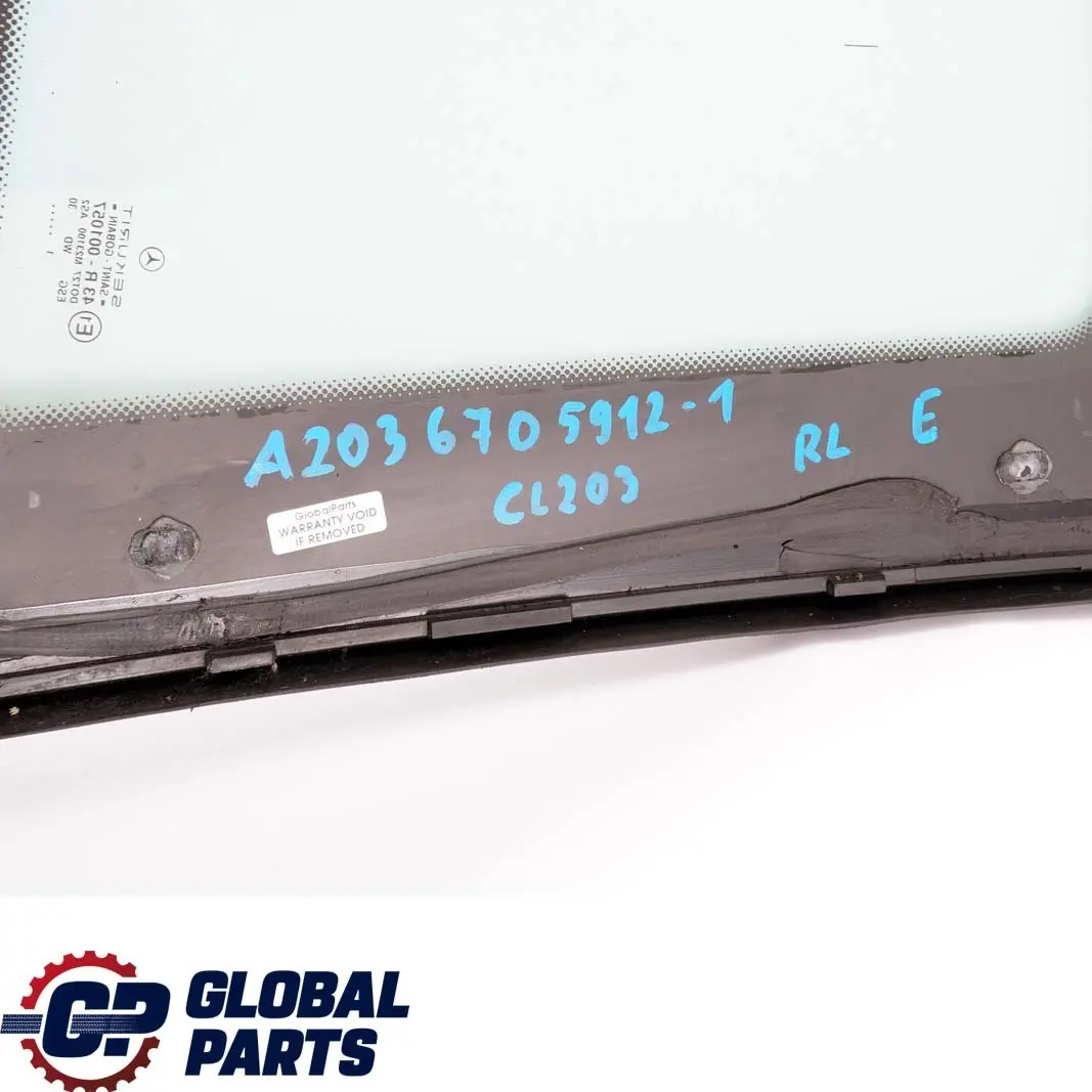 Mercedes-Benz CLC CL203 W203 SportCoupe Hinten Links Gruen Glas Scheibe AS2 für mit Teilenummer A2036705912 Mercedes-Benz CLC CL203 W203 SportCoupe Hinten Links Gruen Glas Scheibe AS2 - SKU A2036705912-1 - Teilenummer A2036705912