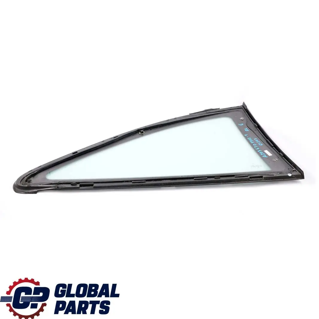  Mercedes-Benz CLC CL203 W203 SportCoupe Hinten Links Gruen Glas Scheibe AS2 - SKU A2036705912-1 - Teilenummer A2036705912