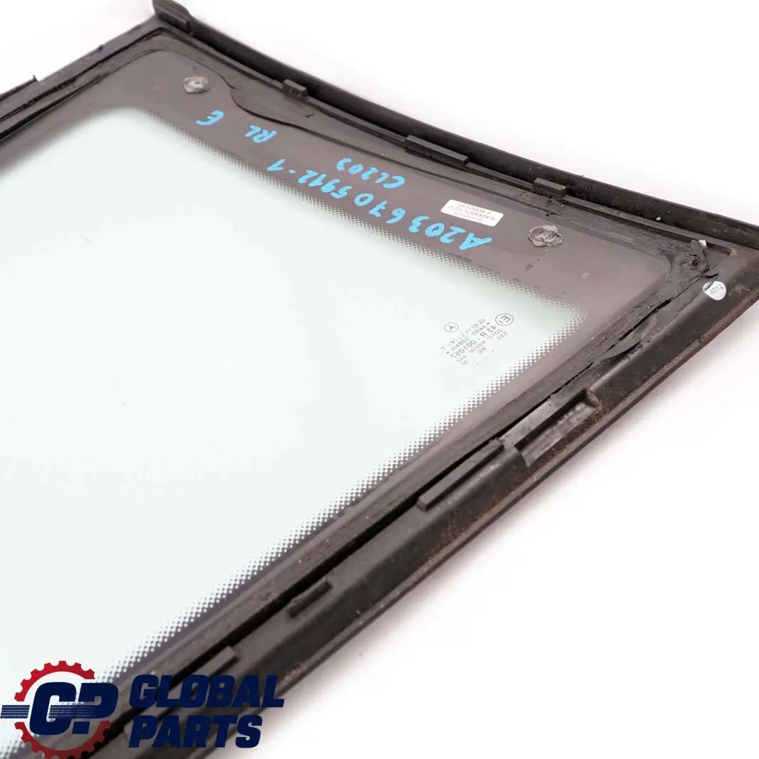  Mercedes-Benz CLC CL203 W203 SportCoupe Hinten Links Gruen Glas Scheibe AS2 - SKU A2036705912-1 - Teilenummer A2036705912