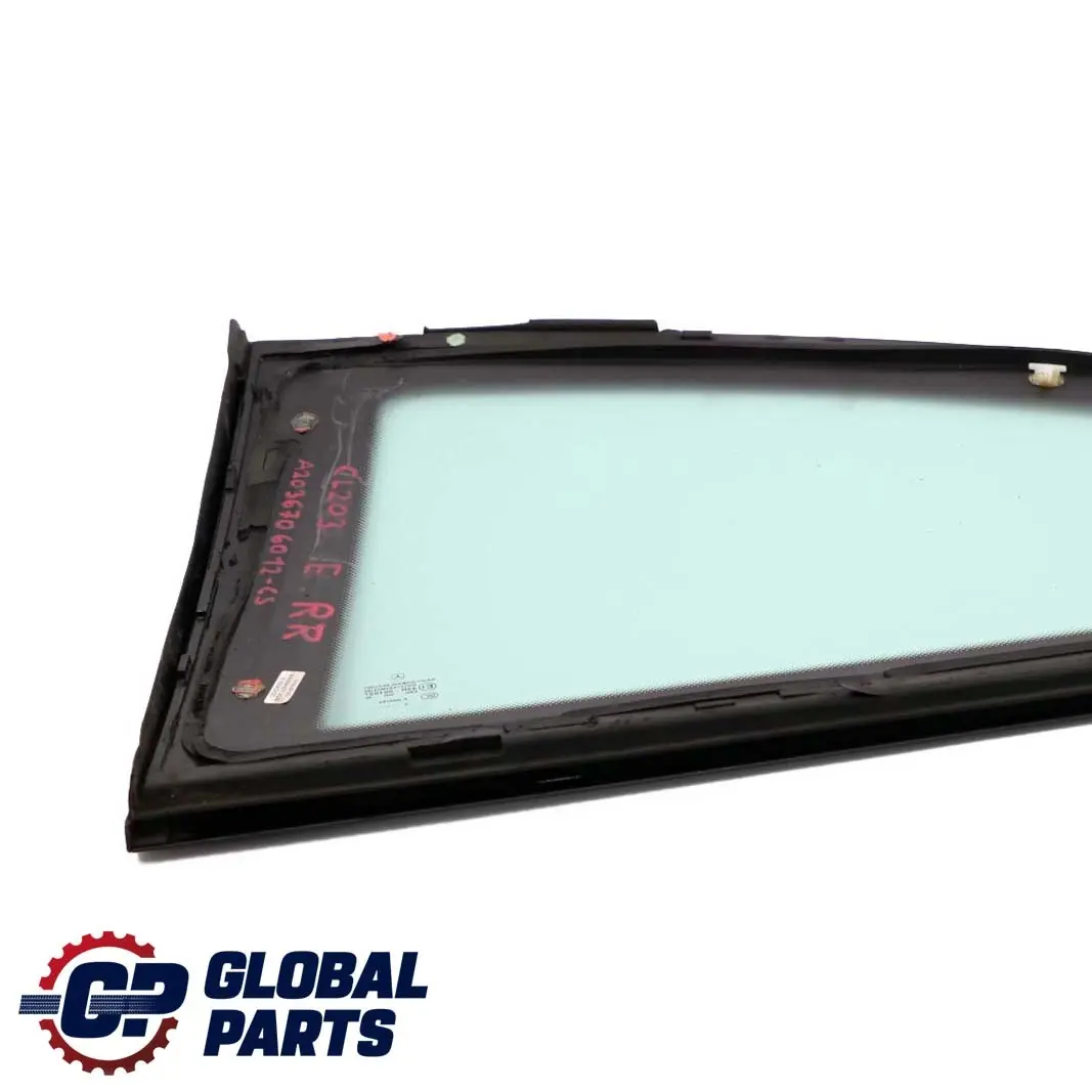  Mercedes-Benz CLC CL203 Rear Right O/S Window Glass AS2 Cubanite Silver 723 - SKU A2036706012-CS - Part number A2036706012