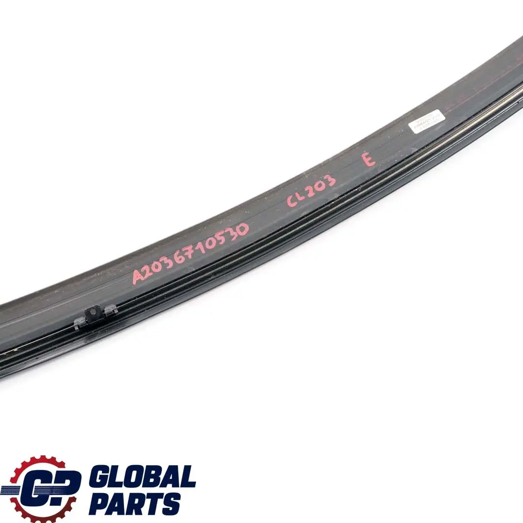 Mercedes-Benz C CL203 Windscreen Windshield Front Top Trim Strip to with Part number A2036710530 Mercedes-Benz C CL203 Windscreen Windshield Front Top Trim Strip - SKU A2036710530 - Part number A2036710530