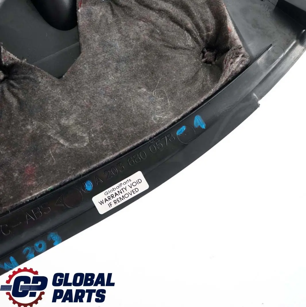 Mercedes-Benz W203 Copertura Carenatura Sinistra Dashboard per con numero di parte A2036800578 Mercedes-Benz W203 Copertura Carenatura Sinistra Dashboard - SKU A2036800578-1 - Numero di parte A2036800578