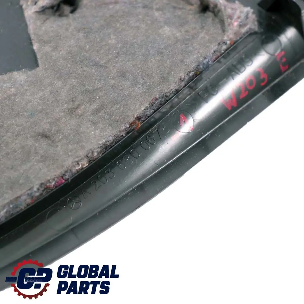 Mercedes W203 Panel Embellecedor del Capo Delantero Derecho Antracita - SKU A2036800678-1 - Número de pieza A2036800678