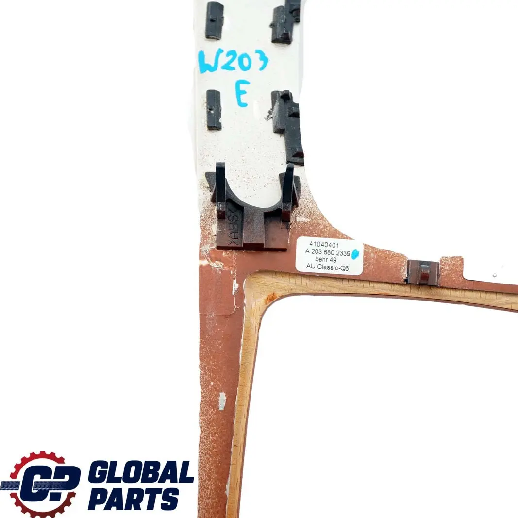 Mercedes-Benz W203 Centre Console Trim Frame Cover Panel Gear Wood to with Part number A2036802339 Mercedes-Benz W203 Centre Console Trim Frame Cover Panel Gear Wood - SKU A2036802339 - Part number A2036802339