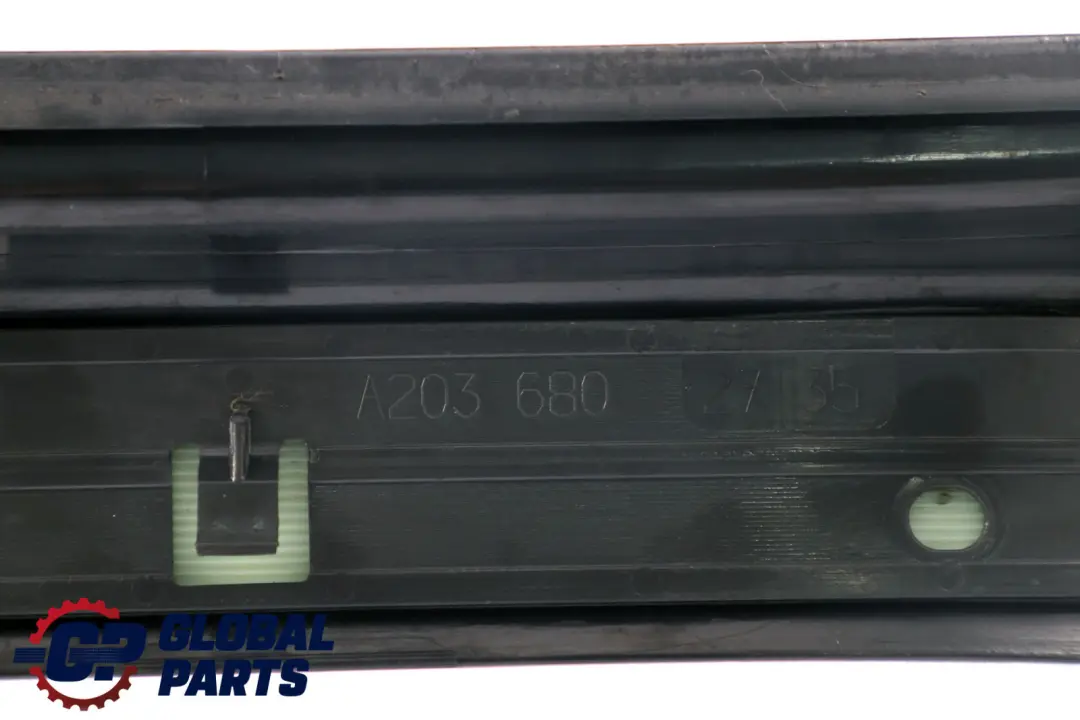 Front Left Door Sill Step Plate Entrance Cover Trim to Mercedes CLC CL203 with Part number A2036802735 Mercedes CLC CL203 Front Left Door Sill Step Plate Entrance Cover Trim - SKU A2036802735 - Part number A2036802735