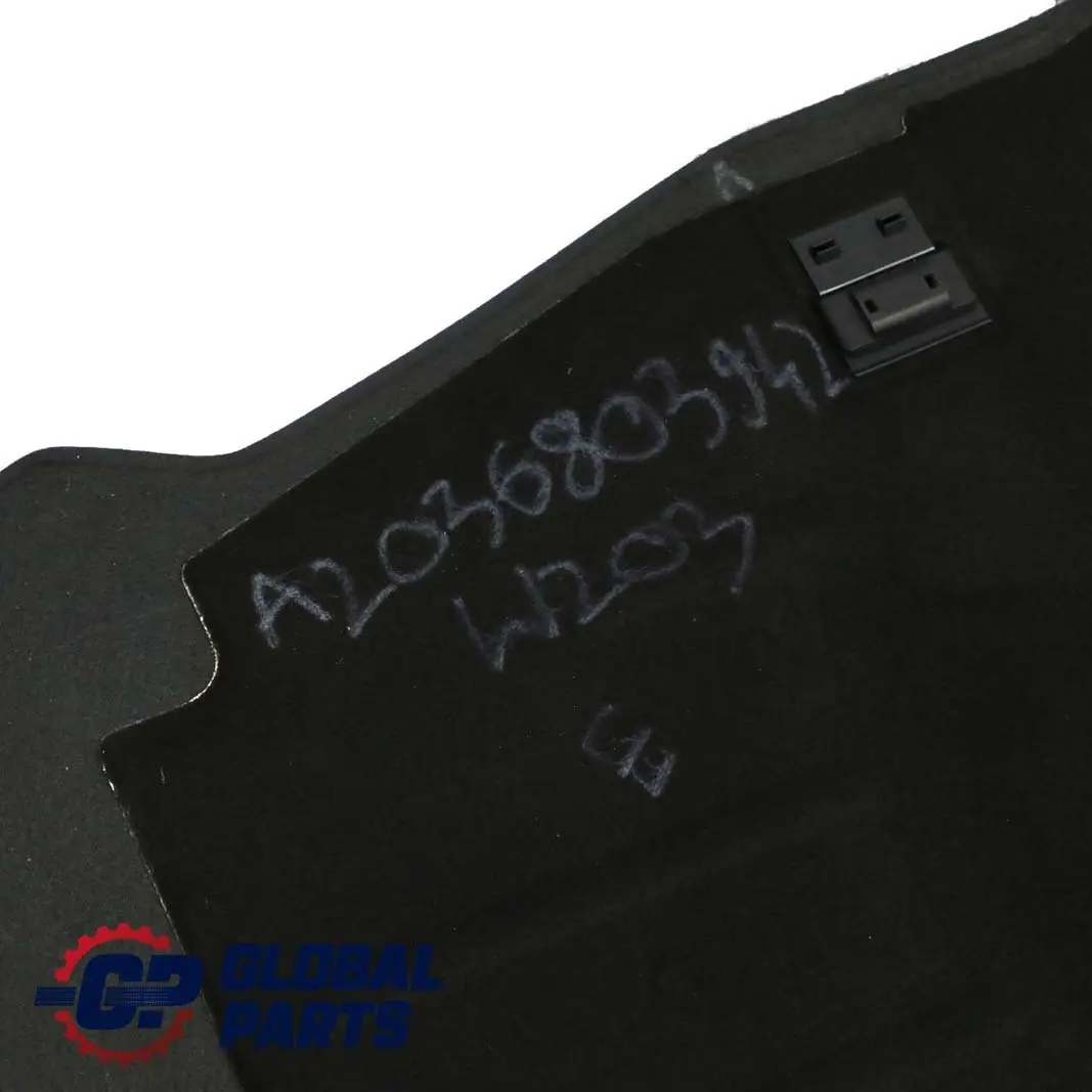 Mercedes-Benz W203 C209 Boot Loading Floor Carpet Cover Trunk Black to with Part number A2036803942 Mercedes-Benz W203 C209 Boot Loading Floor Carpet Cover Trunk Black - SKU A2036803942 - Part number A2036803942