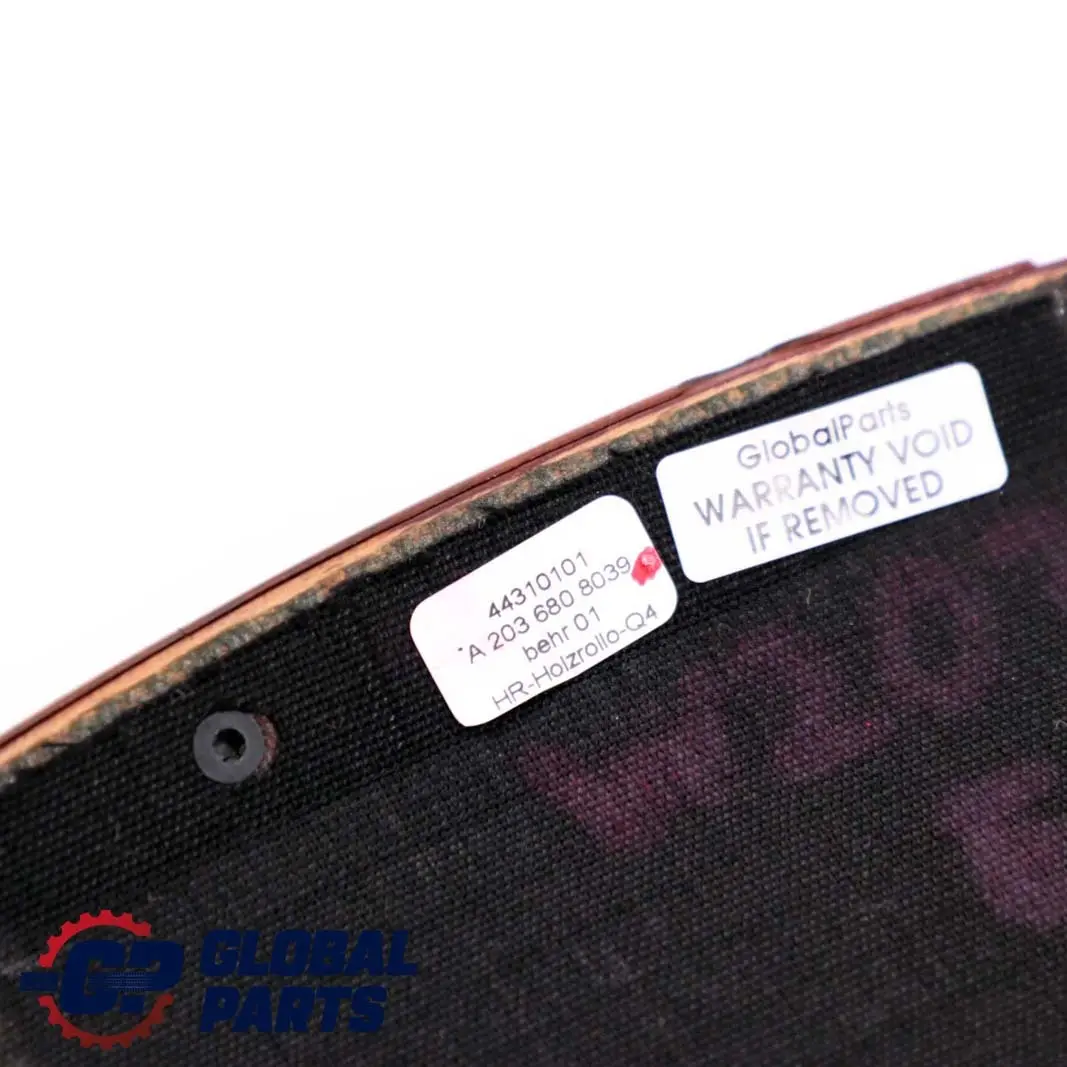  Mercedes-Benz C-Klasse W203 Rollo Ablagefach Mittelkonsole Holz - SKU A2036808039 - Teilenummer A2036808039