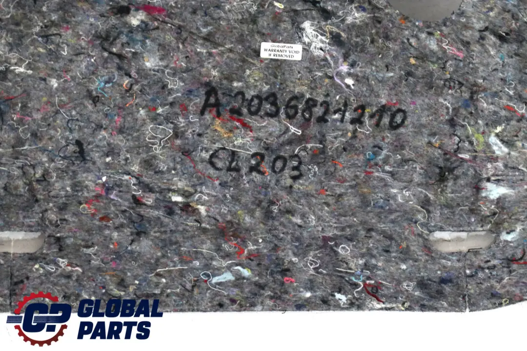  Mercedes-Benz CLC-Class CL203 Insulation Cover Underneath Rear Seat - SKU A2036821210 - Part number A2036821210
