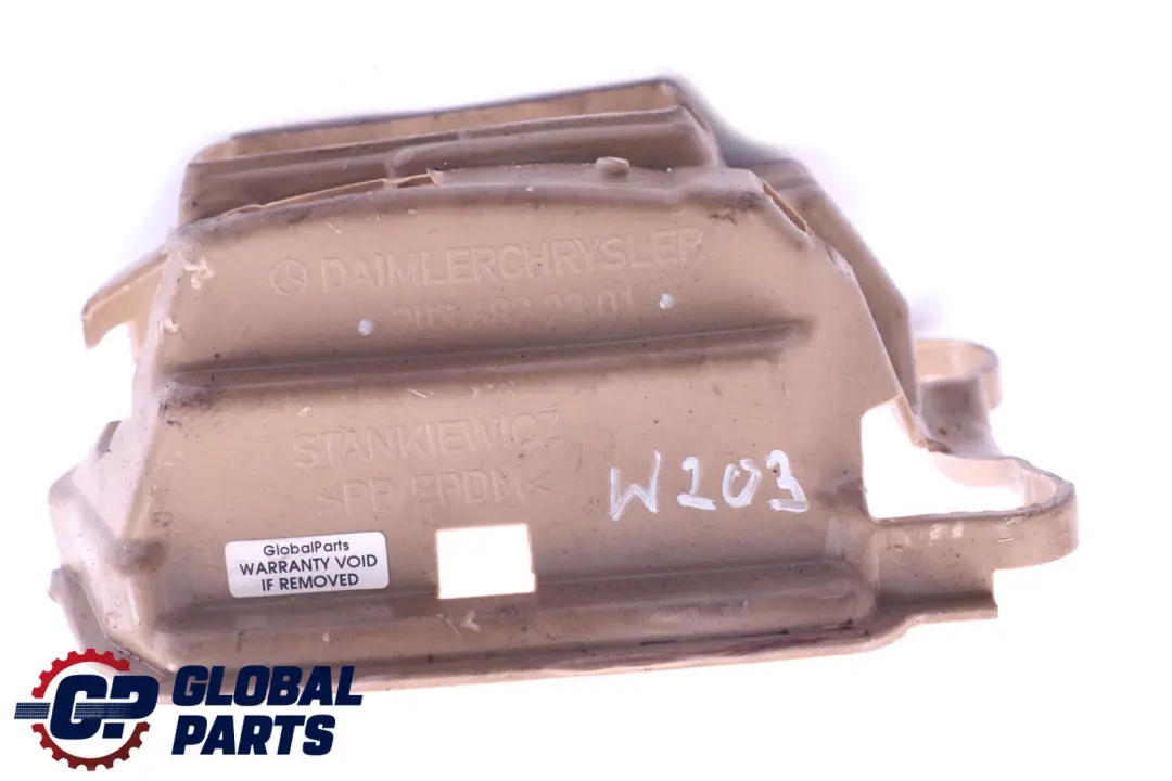Mercedes C CLC Klasse CL203 W203 Abdeckung Dämpfung Getriebetunnel - SKU A2036822301 - Teilenummer A2036822301