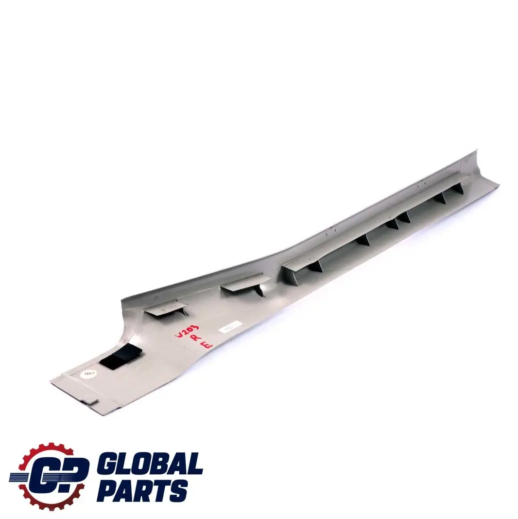 Mercedes-Benz C-Class W203 Rail Front Right Door Sill Trim Cover to with Part number A2036861236 Mercedes-Benz C-Class W203 Rail Front Right Door Sill Trim Cover - SKU A2036861236 - Part number A2036861236