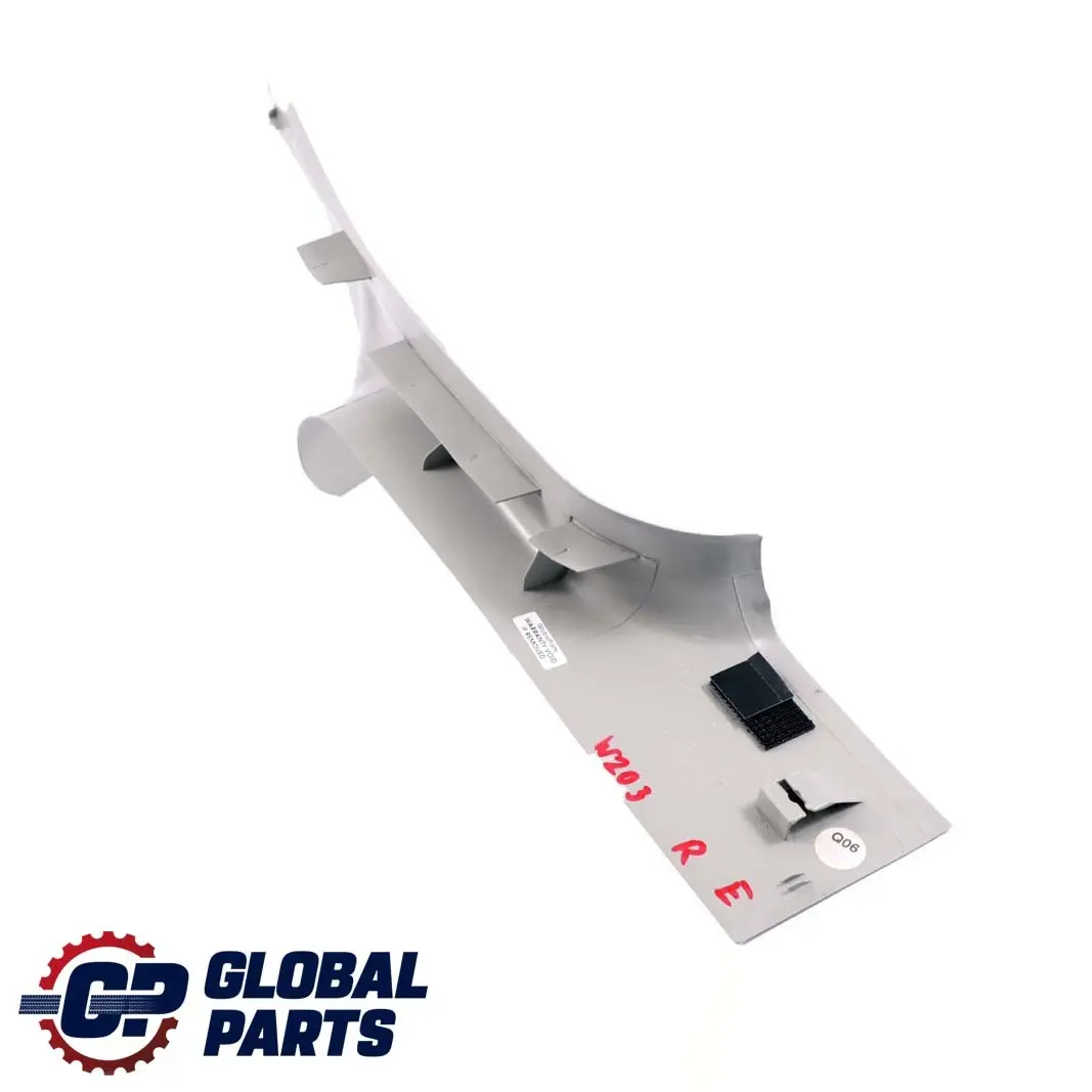 Mercedes-Benz C W203 Rail Rear Right Carpet Edge Door Sill Cover to with Part number A2036861436 Mercedes-Benz C W203 Rail Rear Right Carpet Edge Door Sill Cover - SKU A2036861436 - Part number A2036861436