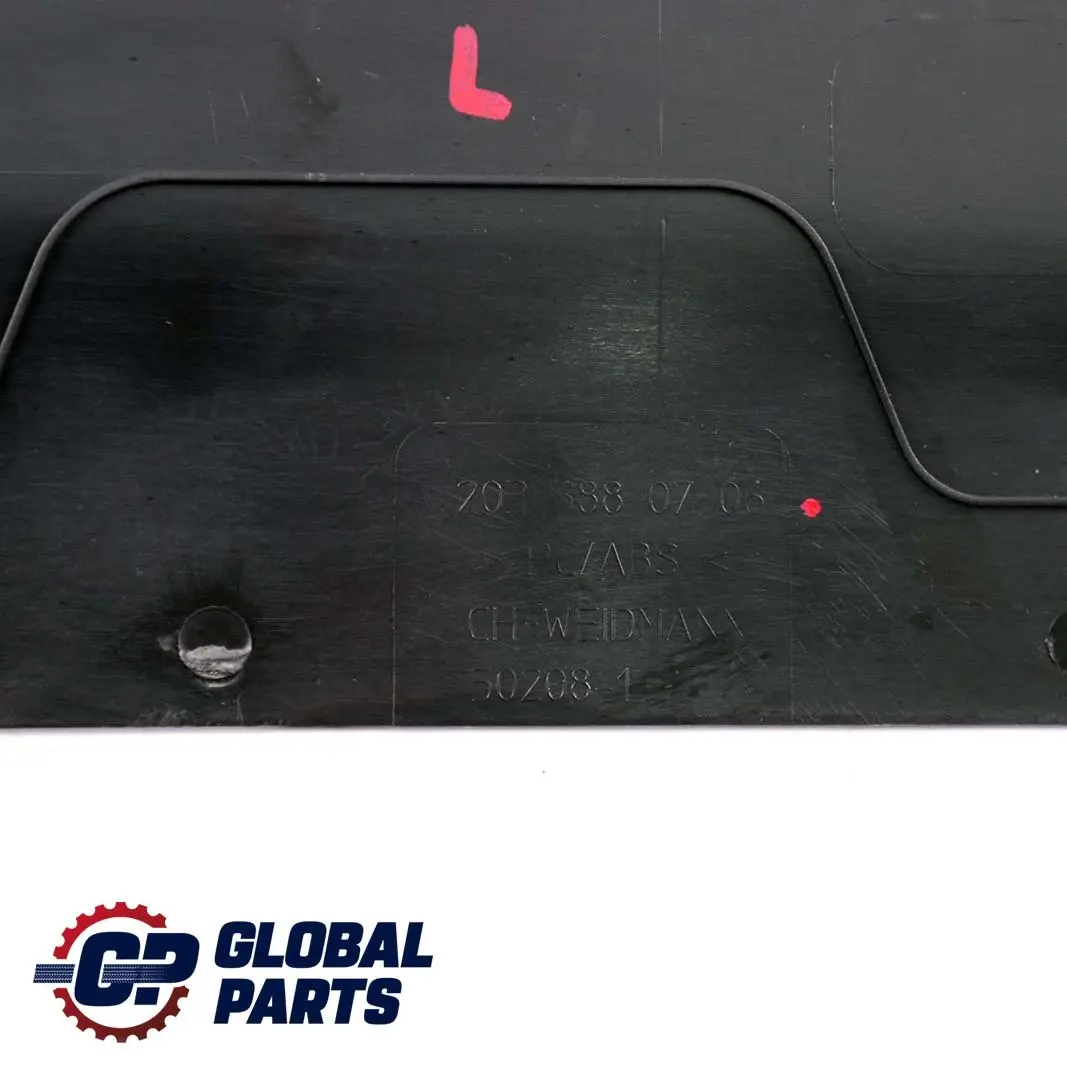 Mercedes C CLC CL203 W203 Embellecedor del panel trasero izquierdo - SKU A2036880706 - Número de pieza A2036880706