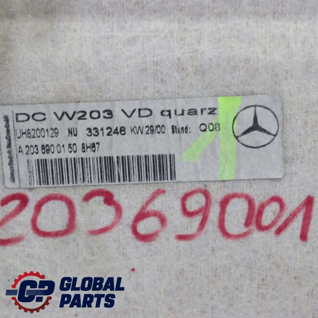 Mercedes-Benz C-Class W203 Saloon Headlining Roof Linning Grey POLSKA to with Part number A2036900150 Mercedes-Benz C-Class W203 Saloon Headlining Roof Linning Grey POLSKA - SKU A2036900150-1 - Part number A2036900150