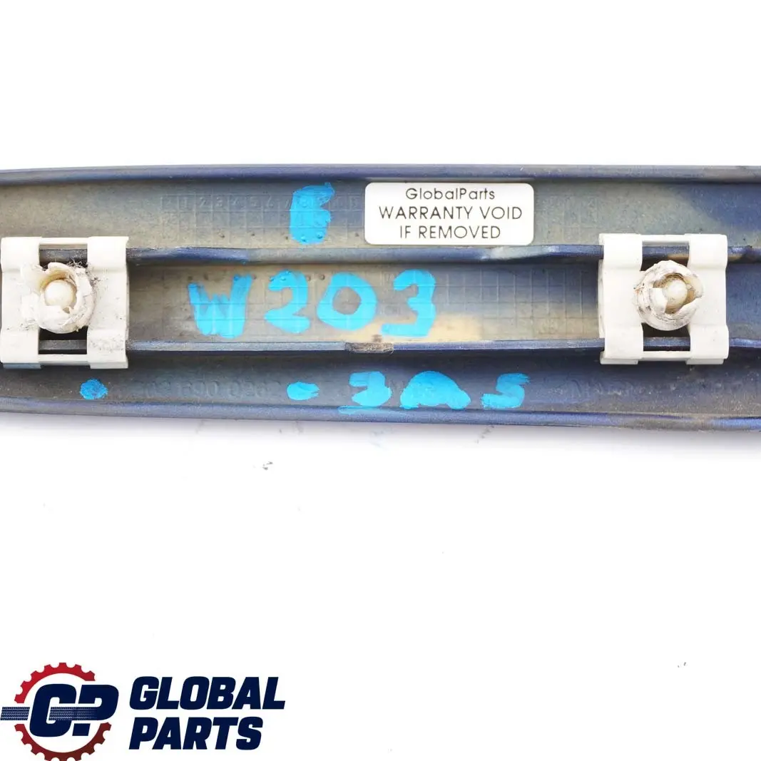 Mercedes W203 Parafango anteriore destro O/S Striscia modanatura Jaspisblau Blu - SKU A2036900262-JAS - Numero di parte A2036900262