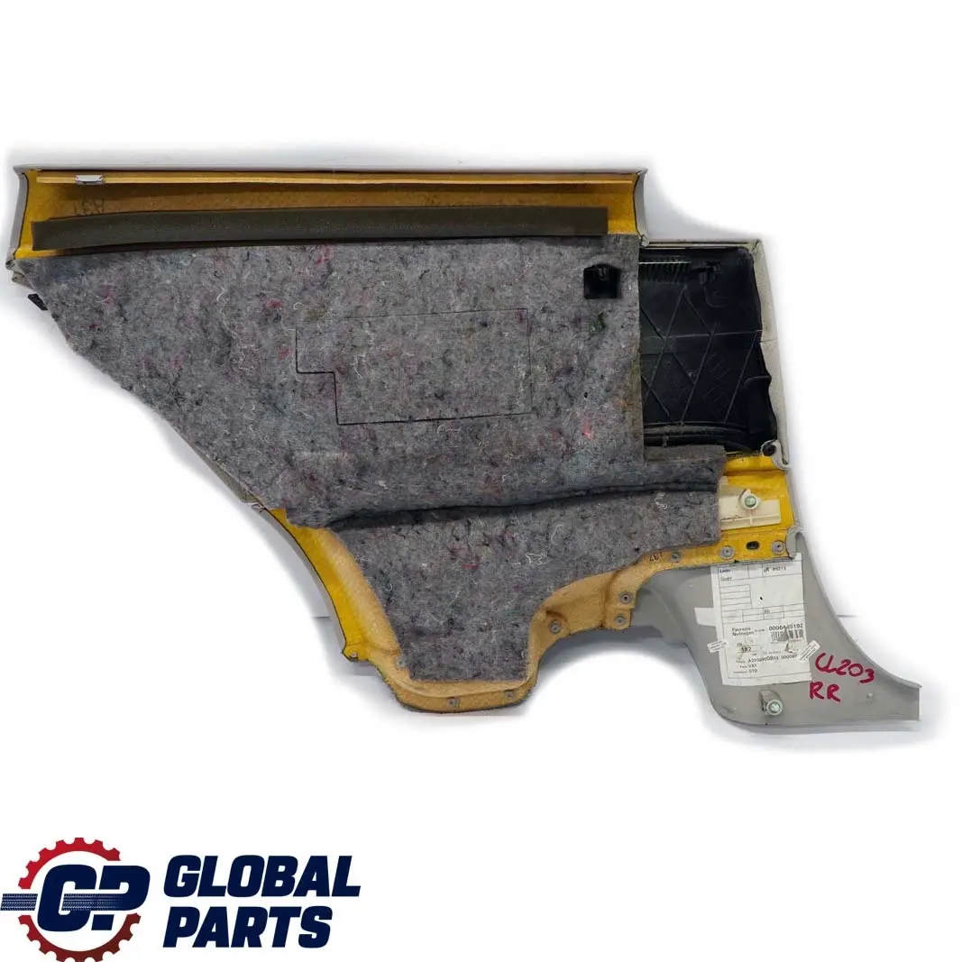 Mercedes-Benz C-Class CL203 Rear Right O/S Lateral Trim Panel Quartz Leather to with Part number A2036900853 Mercedes-Benz C-Class CL203 Rear Right O/S Lateral Trim Panel Quartz Leather - SKU A2036900853 - Part number A2036900853