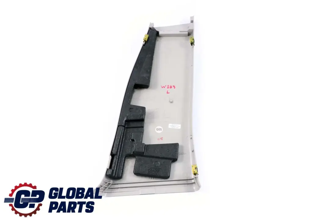 Column B-Pillar Bottom Trim Panel Left Grey to Mercedes C-Class W203 with Part number A2036901153 Mercedes C-Class W203 Column B-Pillar Bottom Trim Panel Left Grey - SKU A2036901153 - Part number A2036901153