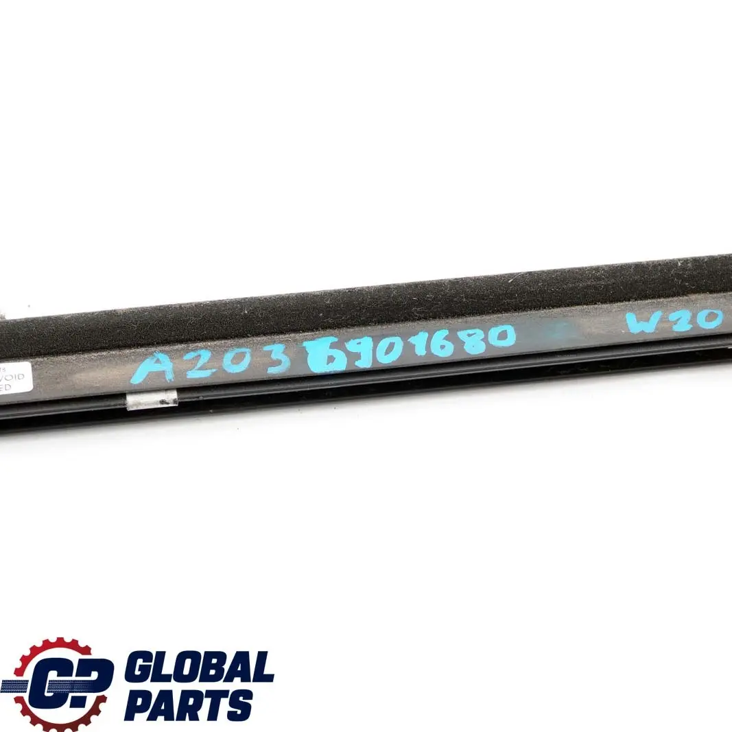 Door Window Strip Front Right O/S Outer Lower Trim Moulding to Mercedes W203 with Part number A2036901680 Mercedes W203 Door Window Strip Front Right O/S Outer Lower Trim Moulding - SKU A2036901680 - Part number A2036901680