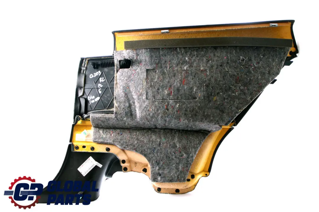 Mercedes CLC CL203 Pannello Laterale Posteriore Sinistro Finta Pelle Nero - SKU A2036901753 - Numero di parte A2036901753