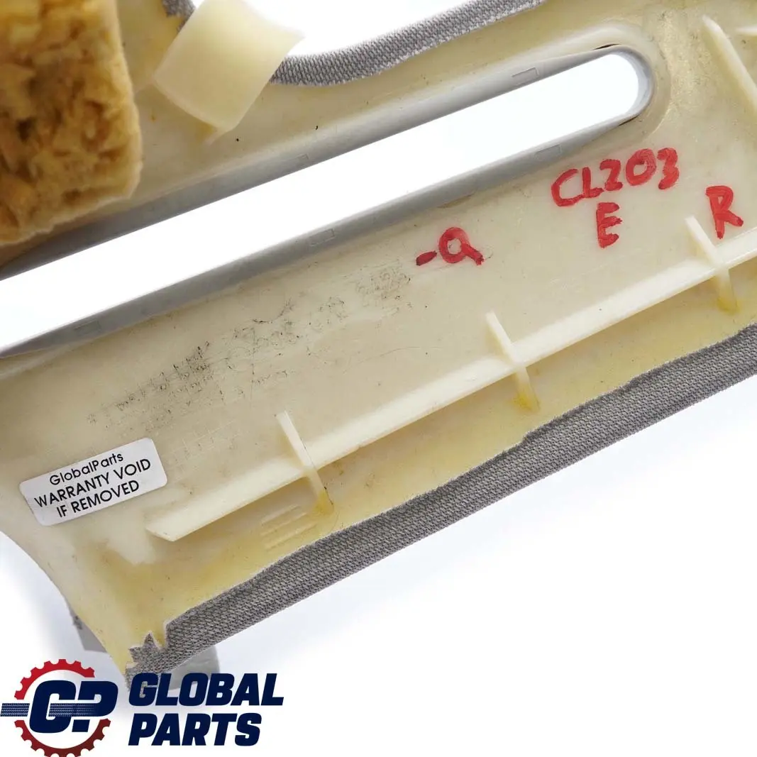 Mercedes-Benz CL203 Trim C-Pillar Left Side N/S Cover Quartz to with Part number A2036902325 Mercedes-Benz CL203 Trim C-Pillar Left Side N/S Cover Quartz - SKU A2036902325-q - Part number A2036902325