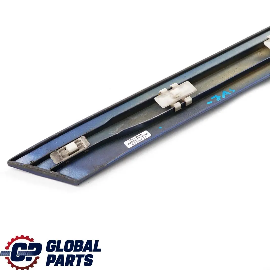 Mercedes-Benz C W203 Rear Left N/S Door Trim Molding Strip Jaspis Blue - 345 to with Part number A2036902962 Mercedes-Benz C W203 Rear Left N/S Door Trim Molding Strip Jaspis Blue - 345 - SKU A2036902962-JAS - Part number A2036902962