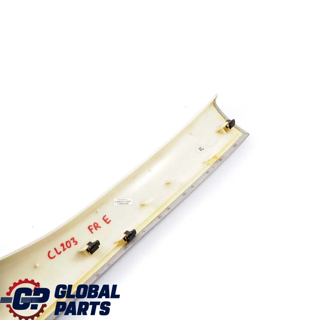 Mercedes-Benz CL203 Front Trim Cover Right O/S Upper A-Pillar to with Part number A2036903025 Mercedes-Benz CL203 Front Trim Cover Right O/S Upper A-Pillar - SKU A2036903025-q - Part number A2036903025