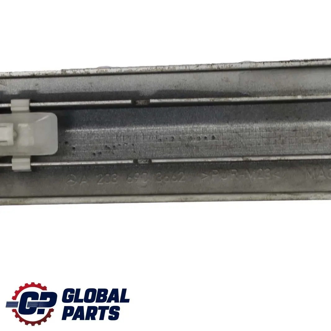  Mercedes-Benz CL203 Front Right Door O/S Trim Molding Strip Brilliant Silver - SKU A2036903082-BS - Part number A2036903082