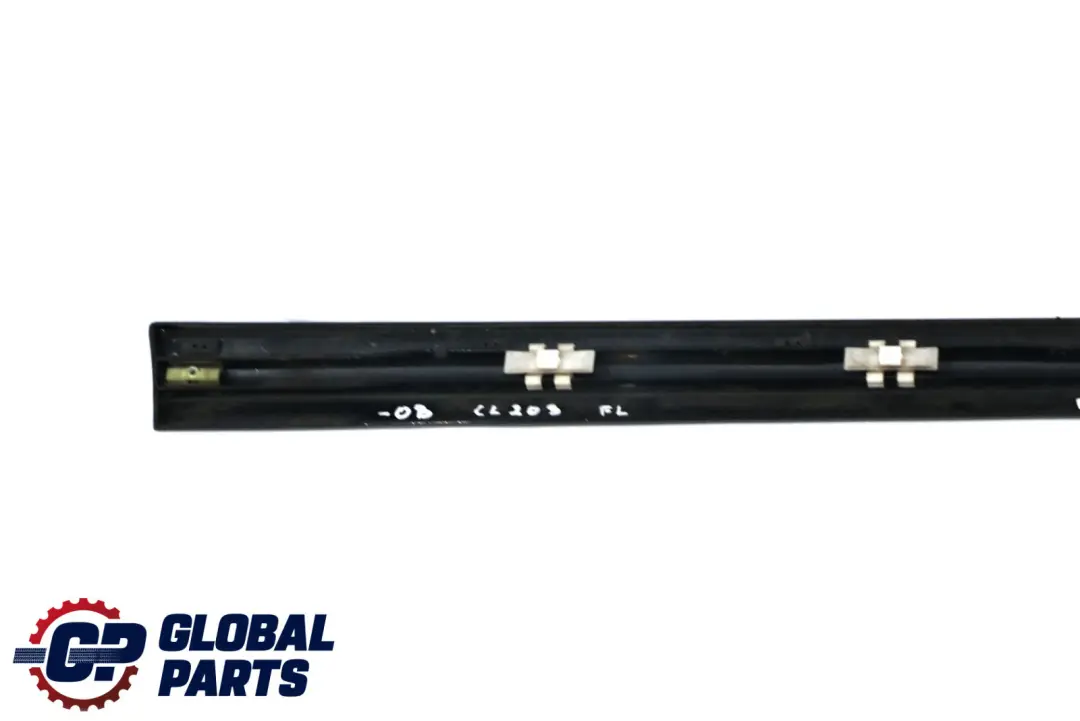 Mercedes CL203 Front Left N/S Molding Trim Strip Obsidian Black 197U - SKU A2036903582-OB - Part number A2036903582