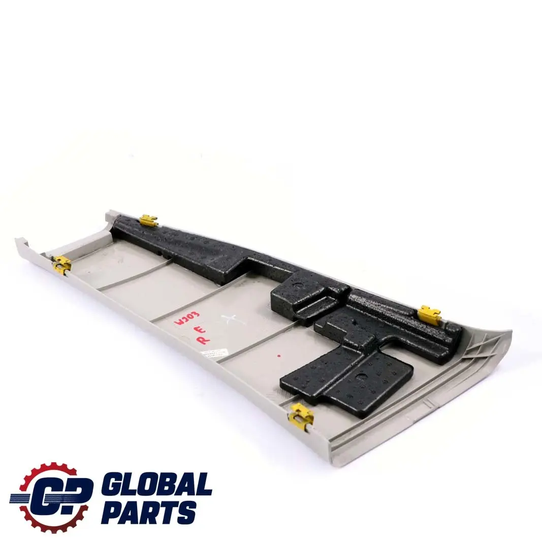 Mercedes-Benz C W203 Column B-Pillar Bottom Trim Panel Right Grey to with Part number A2036903640 Mercedes-Benz C W203 Column B-Pillar Bottom Trim Panel Right Grey - SKU A2036903640 - Part number A2036903640