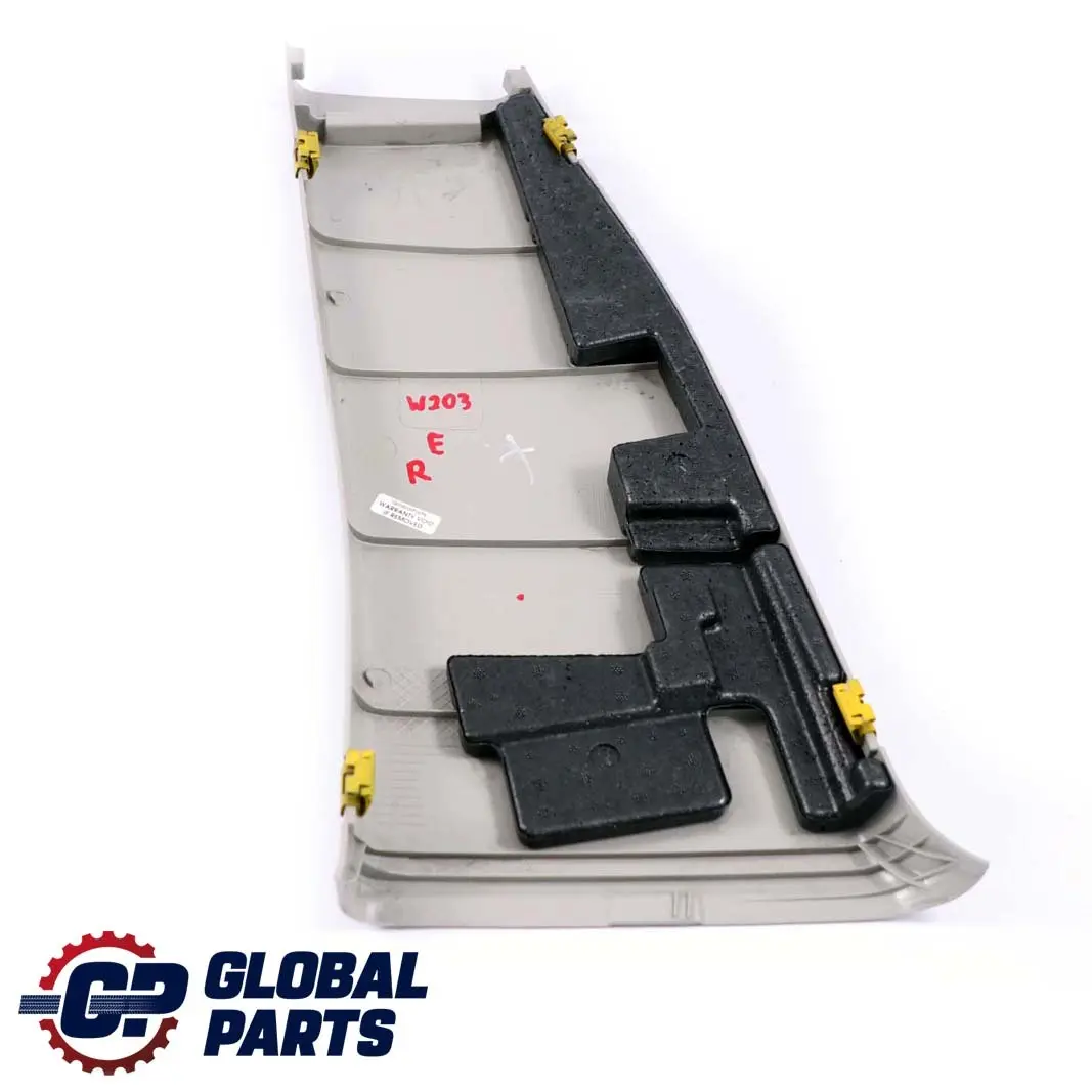 Mercedes-Benz C W203 Column B-Pillar Bottom Trim Panel Right Grey to with Part number A2036903640 Mercedes-Benz C W203 Column B-Pillar Bottom Trim Panel Right Grey - SKU A2036903640 - Part number A2036903640
