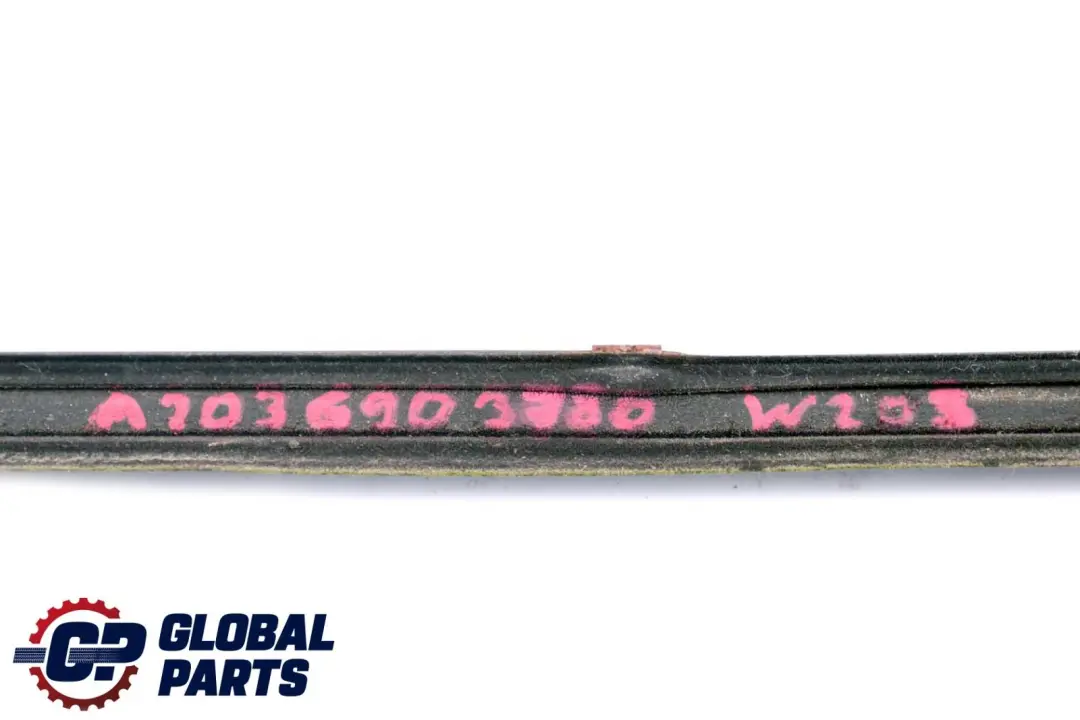  Mercedes-Benz C-Class W203 Rear Left Door Weatherstrip Trim Strip - SKU A2036903780 - Part number A2036903780