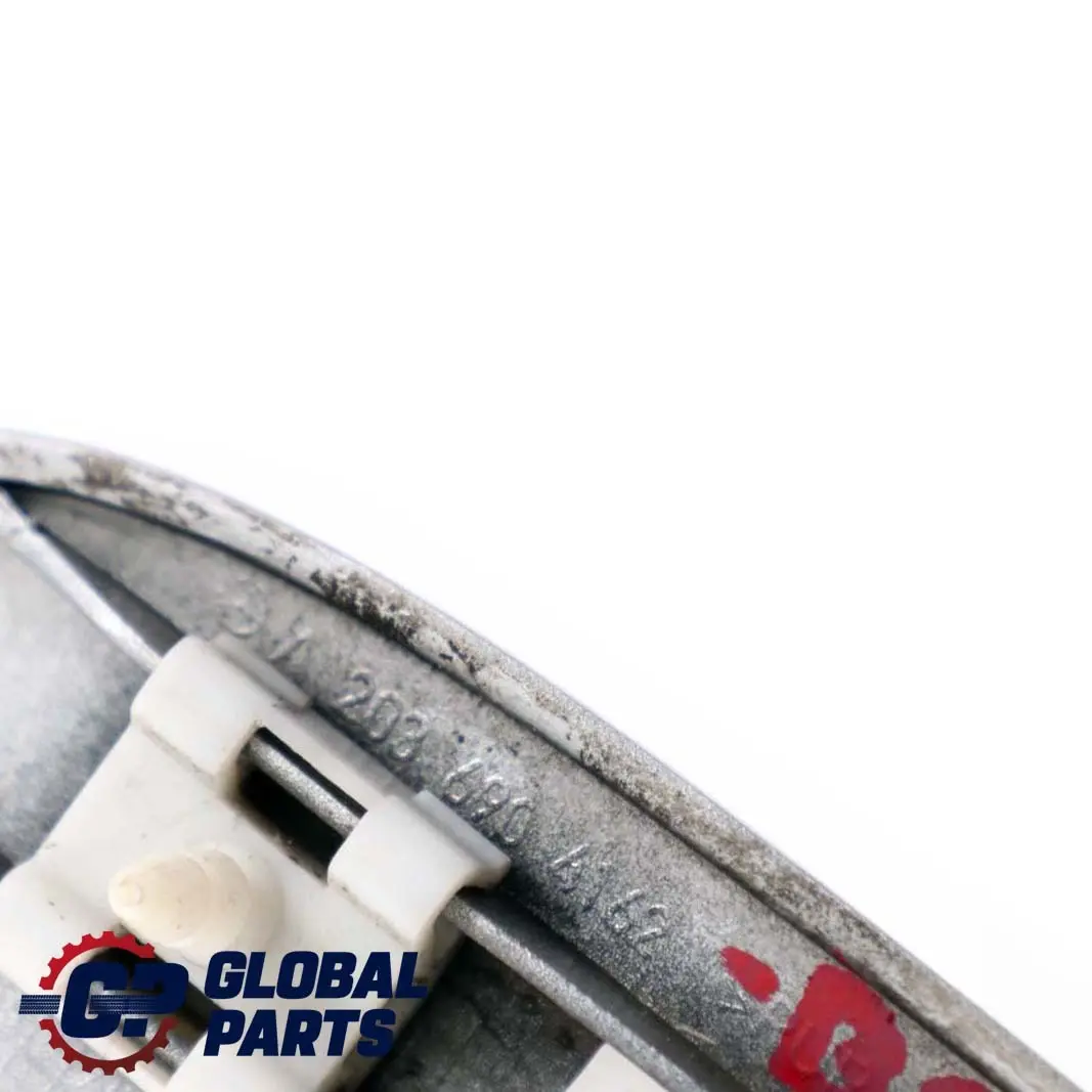 Mercedes-Benz CL203 Front Left N/S Fender Trim Molding Strip Brilliant Silver to with Part number A2036904162 Mercedes-Benz CL203 Front Left N/S Fender Trim Molding Strip Brilliant Silver - SKU A2036904162-BS - Part number A2036904162