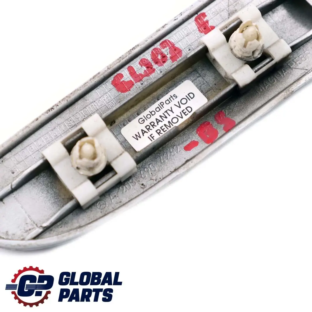  Mercedes-Benz CL203 Front Right O/S Fender Trim Molding Strip Brilliant Silver - SKU A2036904262-BS - Part number A2036904262