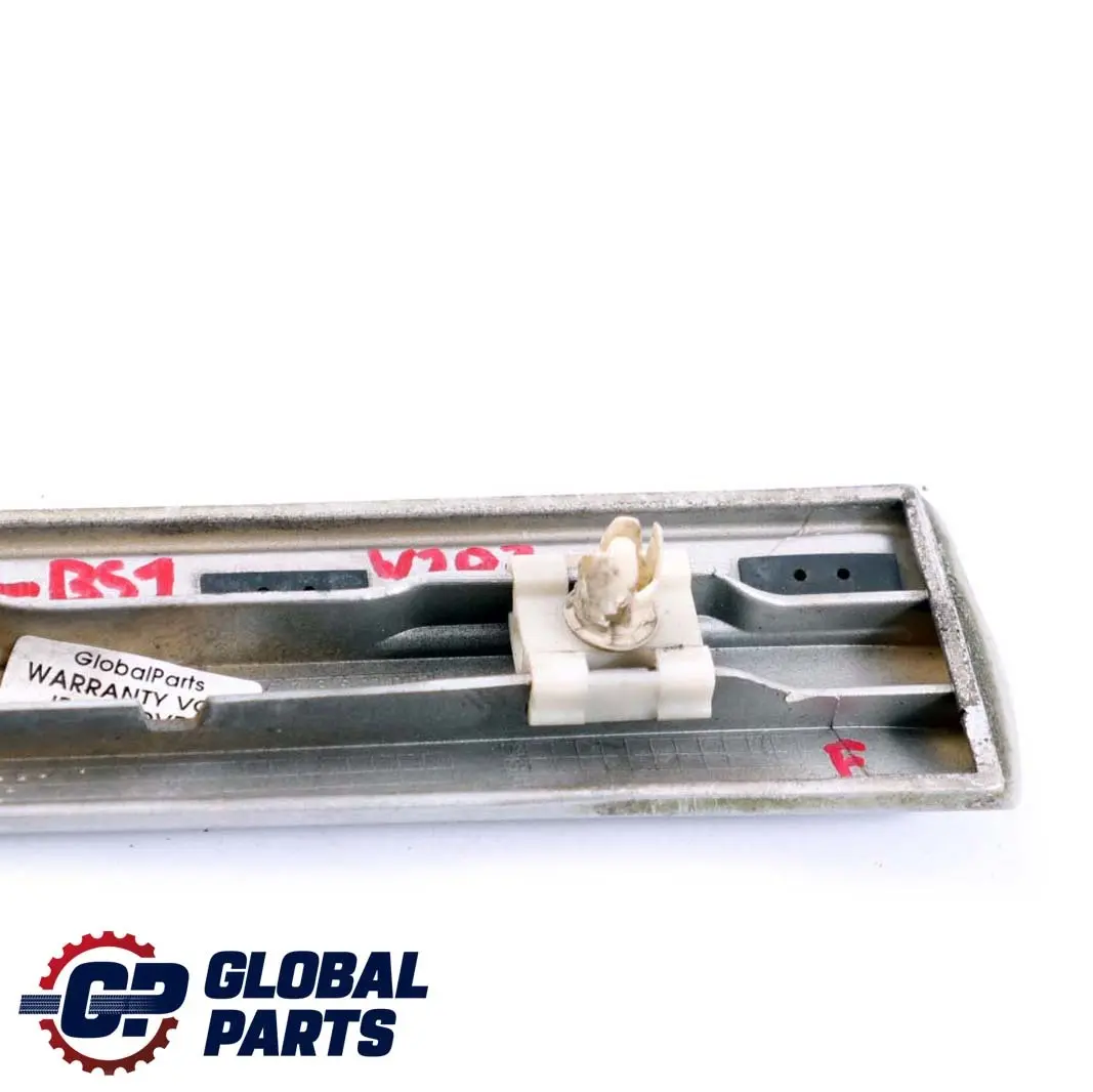 Mercedes-Benz C W203 1 Front Right Fender Trim Molding Strip Brilliant Silver to with Part number A2036904862 Mercedes-Benz C W203 1 Front Right Fender Trim Molding Strip Brilliant Silver - SKU A2036904862-BS1 - Part number A2036904862