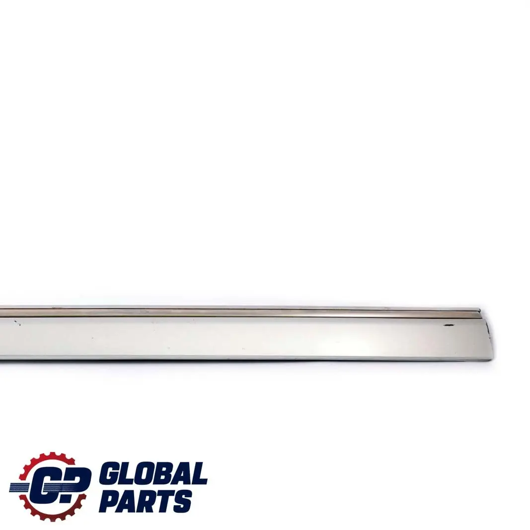 Front Left Door Trim Molding Strip Brilliant Silver 744 to Mercedes W203 with Part number A2036904962 Mercedes W203 Front Left Door Trim Molding Strip Brilliant Silver 744 - SKU A2036904962-BS - Part number A2036904962