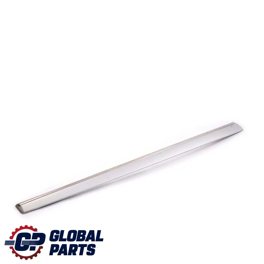 Front Left Door Trim Molding Strip Brilliant Silver 744 to Mercedes W203 with Part number A2036904962 Mercedes W203 Front Left Door Trim Molding Strip Brilliant Silver 744 - SKU A2036904962-BS - Part number A2036904962