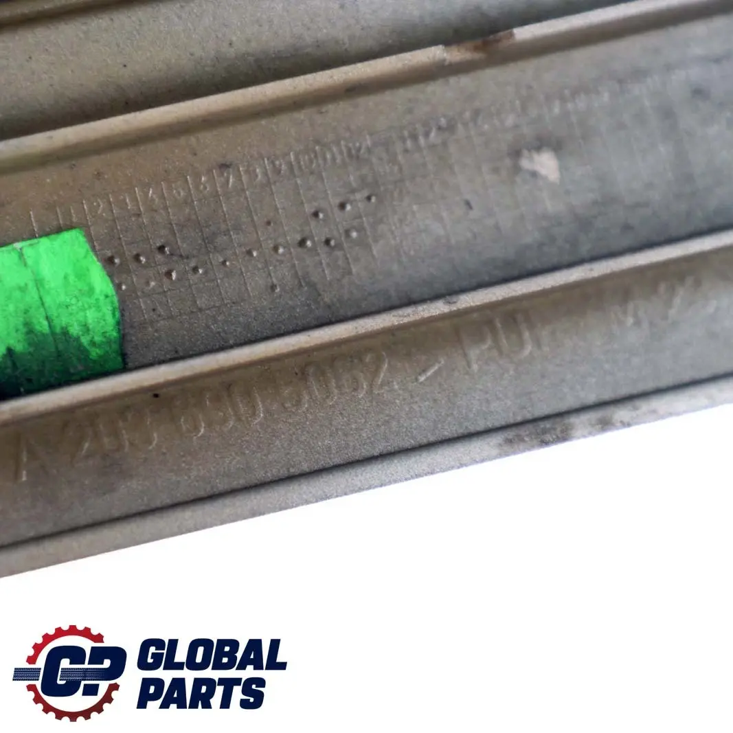 Moldura de puerta delantera derecha Plata brillante 744 para Mercedes W203 con número de pieza A2036905062 Mercedes W203 Moldura de puerta delantera derecha Plata brillante 744 - SKU A2036905062-BS - Número de pieza A2036905062